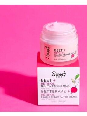 Sweet Chef Beet + Retinol Nightly Firming Mask - New in Box